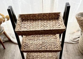 Półka Drewno Trawa Morska Stojak