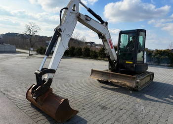 minikoparka BOBCAT E50 kabina waga 5000kg gumowe gąsienice 2011'