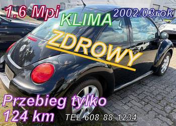 Volkswagen New Beetle 1.6 Mpi 102KM Klima Przebieg tylko 124 tys Serwis