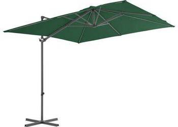 vidaXL Parasol ogrodowy z przenośną podstawą, zielony(SKU:276345)