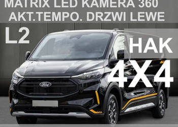 Ford Transit Custom 4X4 170KM A8 6-os.Trail Kamera 360 Akt. Tempo. Drzwi L…