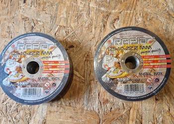 TARCZA TARCZE DO CIĘCIA METALU INOX 125x1,0 MOCNE RAPID