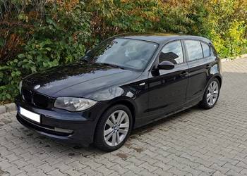 BMW Seria 1 E87 09r 2,0 170KM fabryczny lakier, idealne wnętrze, START-STOP