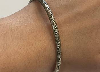 Srebrna bransoletka Rytosztuka Bangle – półksiężyce i gwiazdy, 15 g
