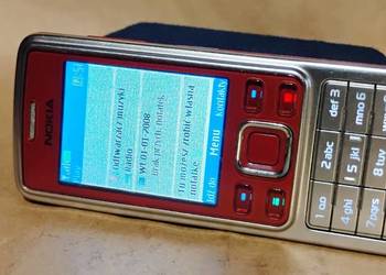 NOKIA 6300 RM- 217 czerwona + ładowarka bez simlock