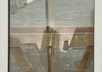 OKNA KacprzaK Witryna 74X128 FIX Używany PCV Plastikowy