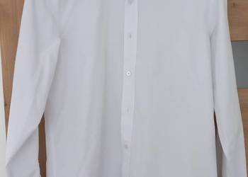 Biała koszula męska MAGRA Slim Fit M elegancka wizytowa