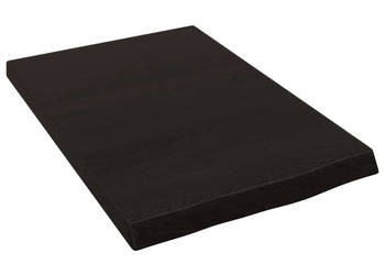 Półka ciemnobrązowa 40x60x(2-4) cm wykończone drewno dębowe WM-363756