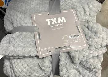 Koc TXM Home — szary, puszysty