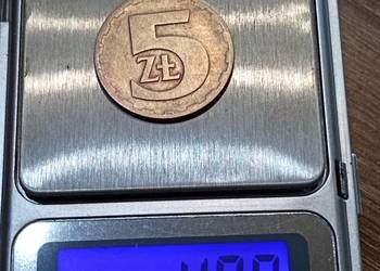 5 zł Próba (stop): M (mosiądz)