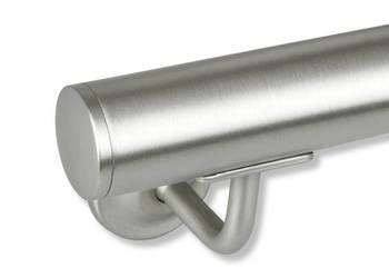 Poręcz Ścienna SCHODOWA Zestaw Stal Barierka Na Schody Srebrna Złota 140cm