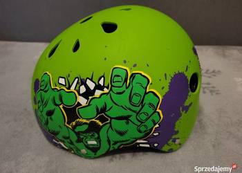 Kask Rowerowy Dziecięcy HULK Avengers M 52-56 cm EN 1078