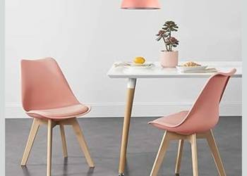 Krzesło do jadalni Dubrovnik 81 x 49 cm zestaw 2 krzeseł