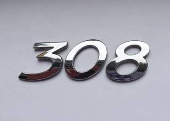 Napis emblemat Peugeot 308