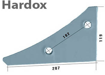 Płoza przednia HARDOX 3401900/P AK10R części do pługa LEMKEN