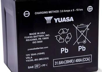 Akumulator 31,6Ah 400A motocyklowy YUASA YIX30L-BS AGM