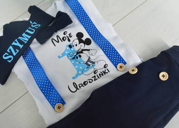 Komplet elegant pierwsze urodziny roczek chłopiec