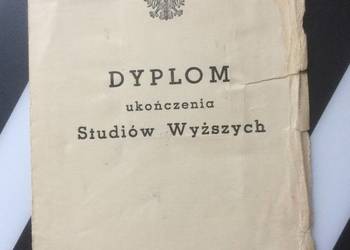 ( 1061. ) Dyplom Ukończenia Studiów Wyższych