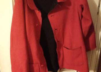 Kurtka czerwona pluszowa