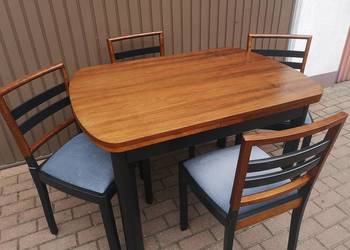 Komplet ART-DECO Orzech Zgrabny Antyk Stary Po Renowacji Okazja.