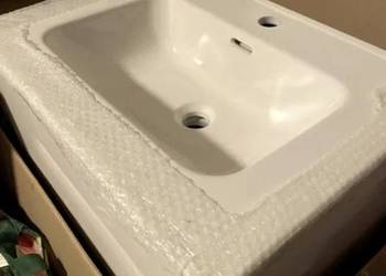 Zestaw Elita: Umywalka Skappa 60,8x46 + Szafka Look 60 2S + 2 uchwyty