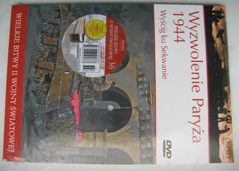 Osprey: Wyzwolenie Paryża 1944, książka + DVD/Nowe!