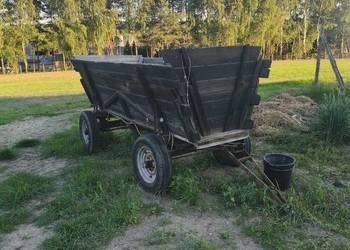 Wóz konny przerobiony pod ciągnik