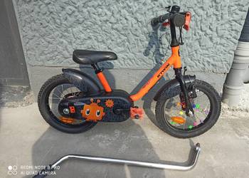 Rowerek Dzieciecy 14 cali Btwin ROBOT + Pchacz---Śliczny !!!