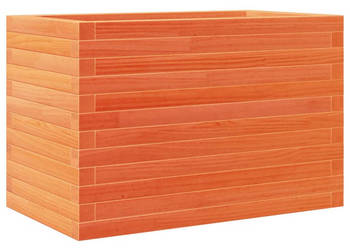 Donica ogrodowa woskowy brąz 70x40x46 cm lite drewno sosnowe WM-3282441