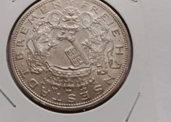 5 marek 1906 Bremen rzadkie Stan I