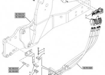 New Holland T6090 T6070 Złączka hydrauliczna 47681462 New Holland T6090 T6070 Złączka hydrauliczna 47681462