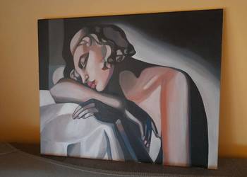 Sprzedam obraz malowany ręcznie, Tamara Łempicka