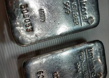 Sztabka srebra Umicore 1000gr 1kg Lbma