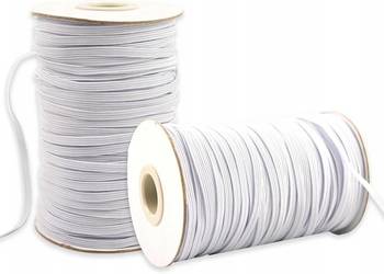 Bokfjbp 6 mm Elastyczna opaska 50 metrów Gumki do szycia Elastyczne opaski