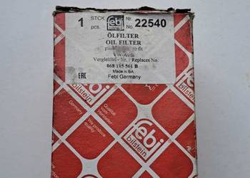 Filtr oleju FEBI 22540 068115561B Audi 80 100 VW Golf Jetta Passat