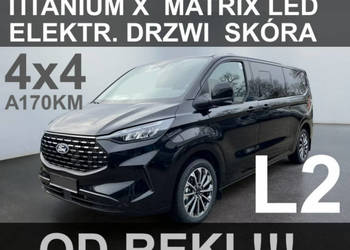 Ford Tourneo Custom L2 Webasto Panorama Titanium X 4x4 Kamera 360 Skóra AG…