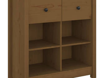 Szafka miodowy brąz 70x35x80 cm lite drewno sosnowe WM-813767