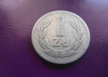 Moneta PRL-u 1 ZŁOTY 1957 - Oryginał / Rzadkość !