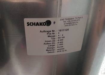 TŁUMIK akustyczny rurowy SCHAKO RS50 RS100