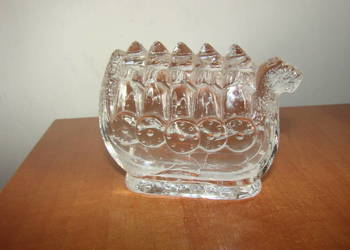 Pukeberg Łódź Wikingów kryształowy przycisk do papieru