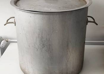 Garczek aluminiowy z pokrywką 100l