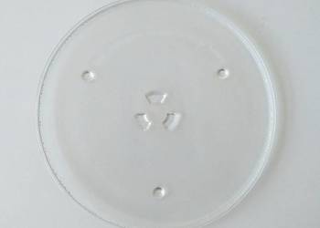 Talerz do kuchenki mikrofalowej, mikrofalówki z koniczyną 25,5 cm