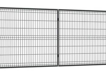 Brama dwuskrzydłowa 3D kpl. 4m, OC+RAL