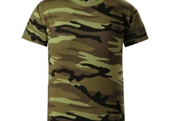 DZIECIĘCY T-shirt CAMOUFLAGE roz 122 zielone moro  MALFINI