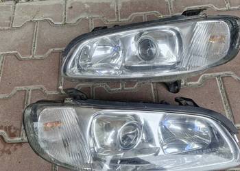 Lampy przednie Opel Omega B FL soczewki