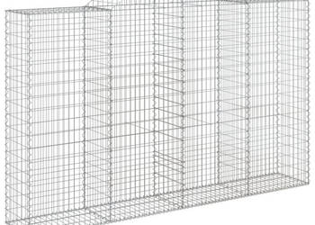 Kosze gabionowe 10 szt 300x50x180/200cm galwanizowane żelazo WM-3146781