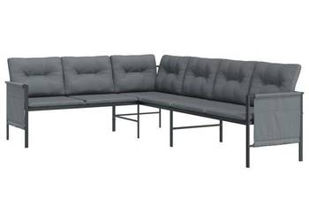 vidaXL Ogrodowa sofa narożna, antracytowa(SKU:362812)