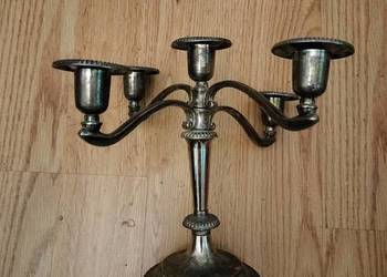 Świecznik pięcioramienny metalowy Świecznik pięcioramienny metalowy