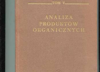 Analiza produktów organicznych T.V Kontrola analityczna