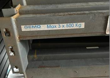 Regały magazynowe paletowe dexion przemysłowe H300cm belka 2750mm